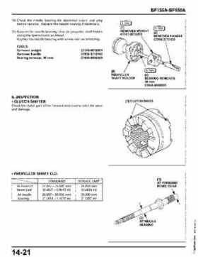 Honda BF135A, BF150A Outboard Motors Shop Manual., Page 488