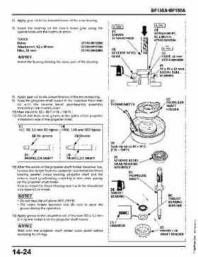 Honda BF135A, BF150A Outboard Motors Shop Manual., Page 491
