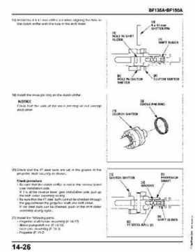 Honda BF135A, BF150A Outboard Motors Shop Manual., Page 493