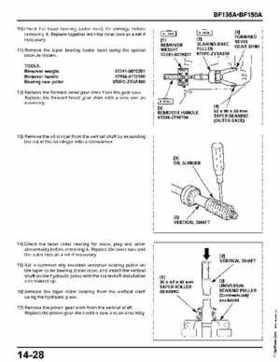 Honda BF135A, BF150A Outboard Motors Shop Manual., Page 495