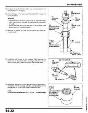Honda BF135A, BF150A Outboard Motors Shop Manual., Page 499