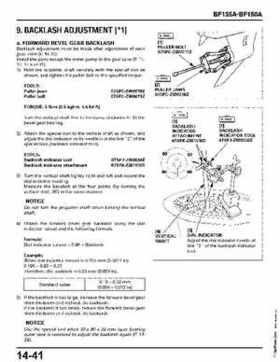 Honda BF135A, BF150A Outboard Motors Shop Manual., Page 508