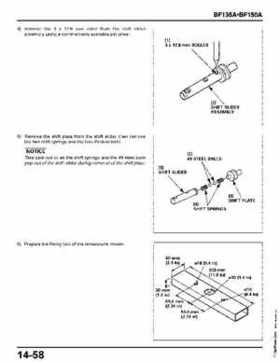 Honda BF135A, BF150A Outboard Motors Shop Manual., Page 525