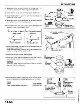 Honda BF135A, BF150A Outboard Motors Shop Manual., Page 531
