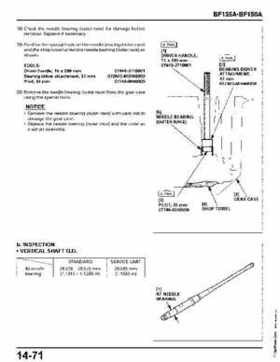 Honda BF135A, BF150A Outboard Motors Shop Manual., Page 538