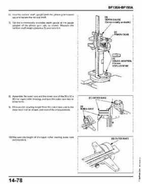 Honda BF135A, BF150A Outboard Motors Shop Manual., Page 545