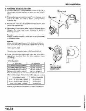 Honda BF135A, BF150A Outboard Motors Shop Manual., Page 548