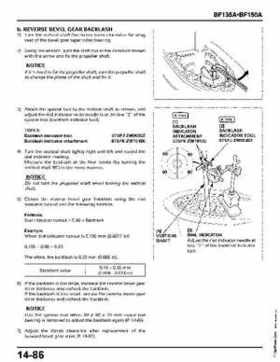 Honda BF135A, BF150A Outboard Motors Shop Manual., Page 553
