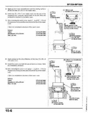 Honda BF135A, BF150A Outboard Motors Shop Manual., Page 569