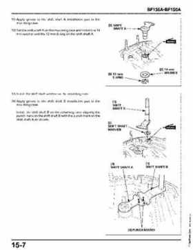Honda BF135A, BF150A Outboard Motors Shop Manual., Page 570