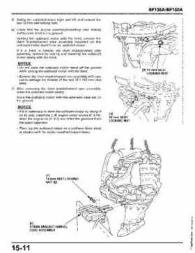 Honda BF135A, BF150A Outboard Motors Shop Manual., Page 574