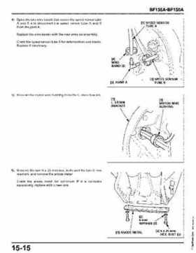 Honda BF135A, BF150A Outboard Motors Shop Manual., Page 578