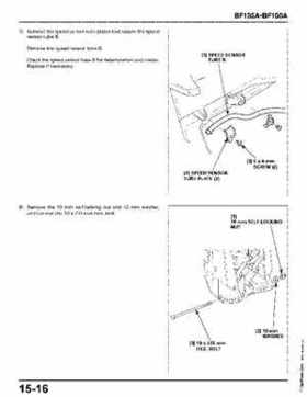 Honda BF135A, BF150A Outboard Motors Shop Manual., Page 579