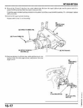 Honda BF135A, BF150A Outboard Motors Shop Manual., Page 580