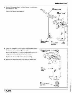 Honda BF135A, BF150A Outboard Motors Shop Manual., Page 586