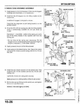 Honda BF135A, BF150A Outboard Motors Shop Manual., Page 589