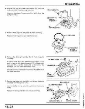 Honda BF135A, BF150A Outboard Motors Shop Manual., Page 600