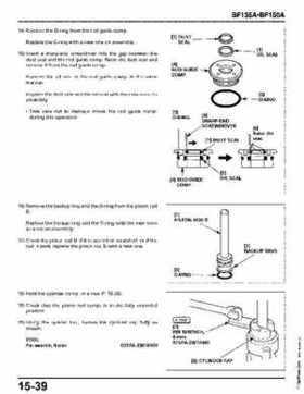 Honda BF135A, BF150A Outboard Motors Shop Manual., Page 602
