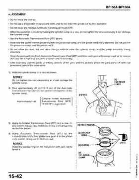 Honda BF135A, BF150A Outboard Motors Shop Manual., Page 605