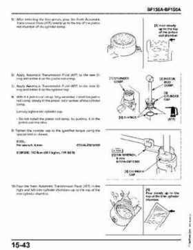 Honda BF135A, BF150A Outboard Motors Shop Manual., Page 606