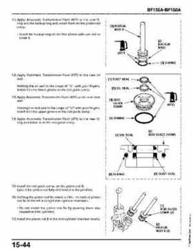 Honda BF135A, BF150A Outboard Motors Shop Manual., Page 607