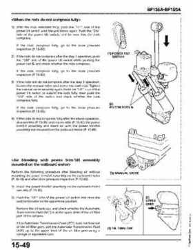 Honda BF135A, BF150A Outboard Motors Shop Manual., Page 612