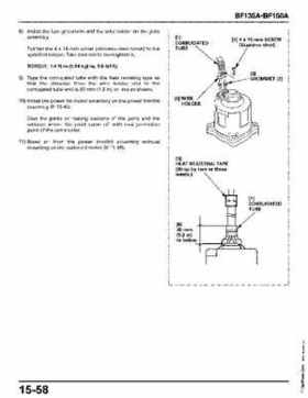 Honda BF135A, BF150A Outboard Motors Shop Manual., Page 621