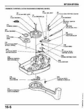 Honda BF135A, BF150A Outboard Motors Shop Manual., Page 626