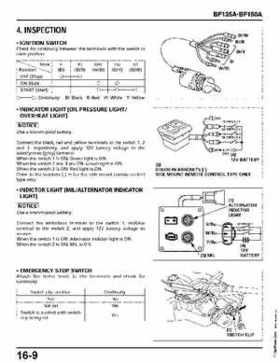 Honda BF135A, BF150A Outboard Motors Shop Manual., Page 630