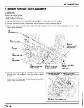 Honda BF135A, BF150A Outboard Motors Shop Manual., Page 633