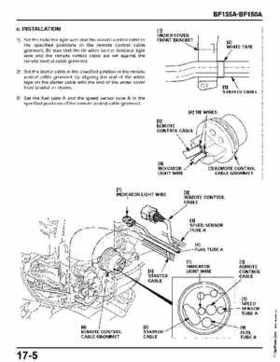 Honda BF135A, BF150A Outboard Motors Shop Manual., Page 636