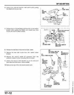 Honda BF135A, BF150A Outboard Motors Shop Manual., Page 643