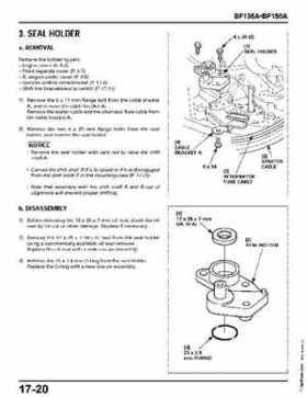Honda BF135A, BF150A Outboard Motors Shop Manual., Page 651