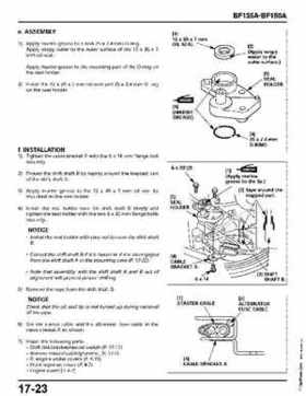 Honda BF135A, BF150A Outboard Motors Shop Manual., Page 654