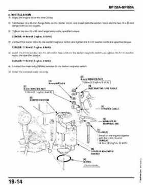 Honda BF135A, BF150A Outboard Motors Shop Manual., Page 668