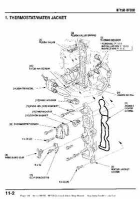 Honda BF15D BF20D Outboard Motors Shop Manual., Page 184