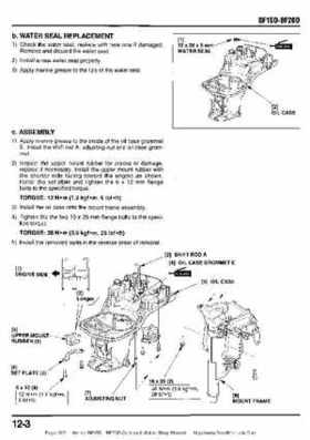 Honda BF15D BF20D Outboard Motors Shop Manual., Page 209