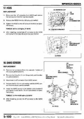 Honda BF200A BF225A Outboard Motors shop manual., Page 203
