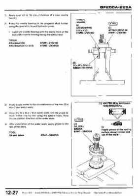Honda BF200A BF225A Outboard Motors shop manual., Page 363