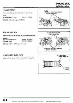 Honda BF35A-BF45A Outboard Motors Shop Manual., Page 86