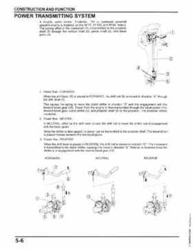 Honda BF75, BF100, BF8A Outboard Motors Shop Manual, Page 112