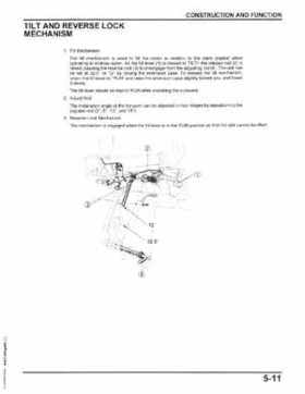 Honda BF75, BF100, BF8A Outboard Motors Shop Manual, Page 117