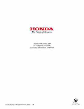 Honda BF75, BF100, BF8A Outboard Motors Shop Manual, Page 119