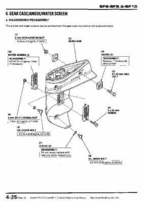 Honda BF8, BF9.9 and BF10 Outboard Motors Shop Manual., Page 92