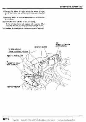 Honda BF8, BF9.9 and BF10 Outboard Motors Shop Manual., Page 332