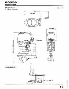 Honda Outboards BF40A/BF50A Service Manual, Page 6