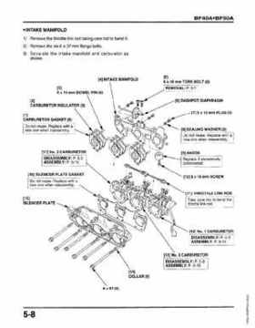Honda Outboards BF40A/BF50A Service Manual, Page 326