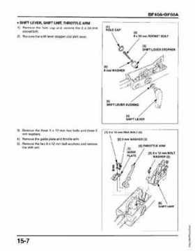 Honda Outboards BF40A/BF50A Service Manual, Page 364