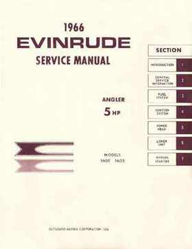 1966 Evinrude 5HP Outboards Service Repair Manual Item No. 4278, Page 1