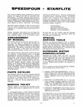 1967 Evinrude StarFlite 80 HP Outboards Service Repair Manual, P/N 4359, Page 3